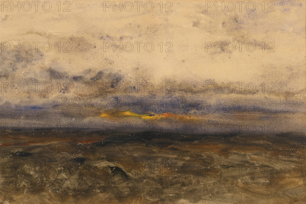 Sunset, about 1880. Creator: Joseph Frank Currier.