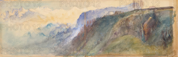 Bernese Oberland, 1866. Creator: John Ruskin.