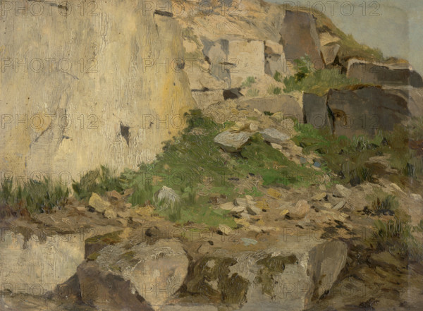 Study of Rocks, 1900-1930. Creator: Ludovit Cordak.