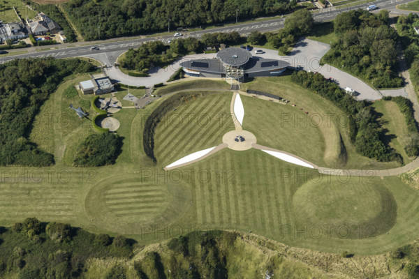 The Battle of Britain Memorial, Capel-le-Ferne, Kent, 2024. Creator: Damian Grady.