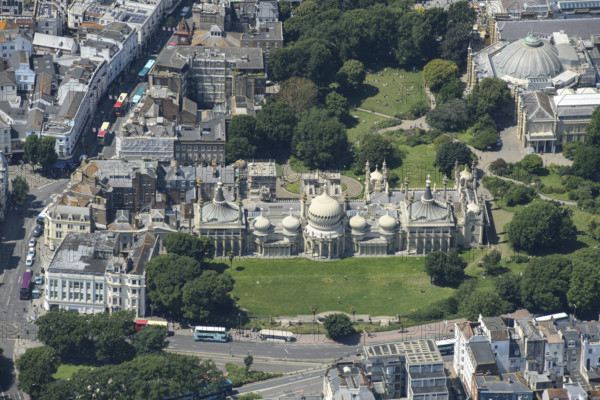 The Royal Pavilion, listed Grade I, The City of Brighton and Hove, 2024. Creator: Damian Grady.