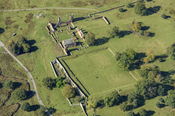 Tiltyard and ruins of Bradgate House, Leicestershire, 2024. Creator: Damian Grady.