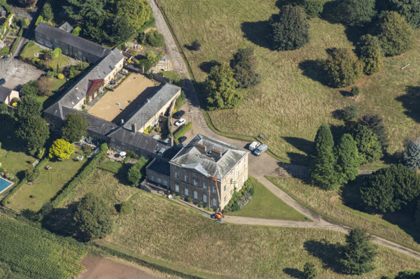 Papplewick Hall country house with service wing and stables, Nottinghamshire, 2024. Creator: Robyn Andrews.