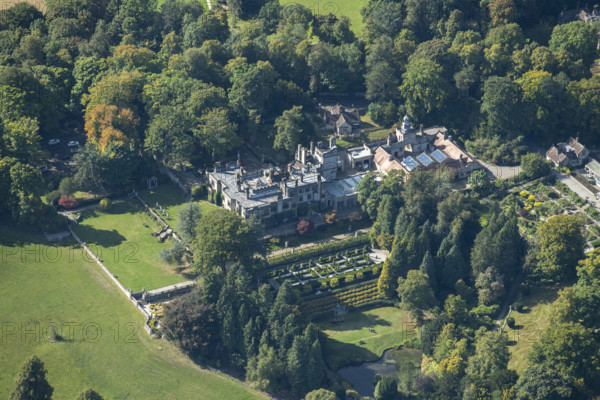 Thornbridge Hall, a late 19th centrury country house, Derbyshire, 2024. Creator: Robyn Andrews.