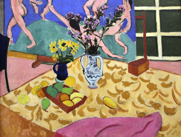 'Still Life with 'The Dance'', 1909.  Creator: Henri Matisse.