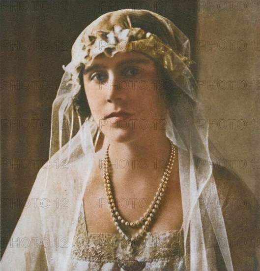 'Bridesmaid at wedding of Princess Mary and Viscount Lascelles, 1922', (1937.) Creator: Unknown.