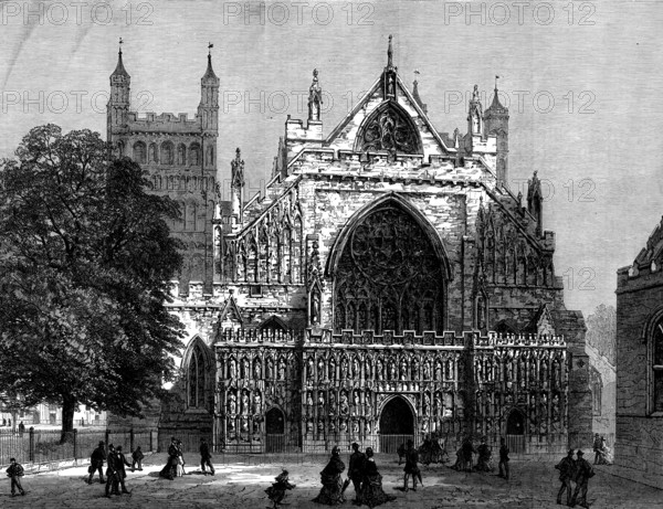 Exeter Cathedral, 1873. Creator: Unknown.