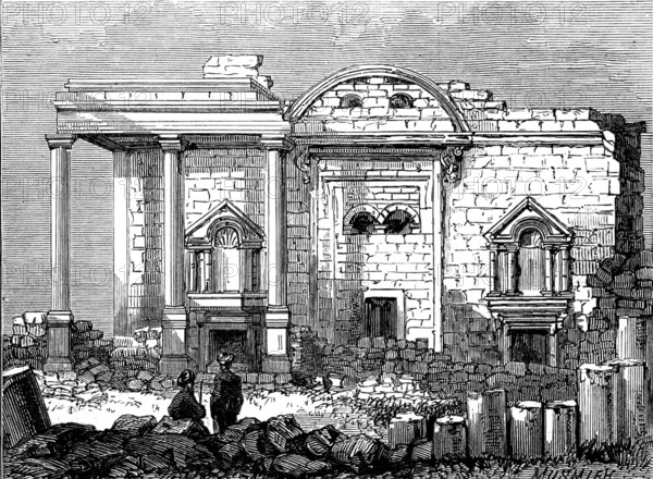 The Giant Cities of Bashan - Musmieh, 1873.  Creator: Unknown.