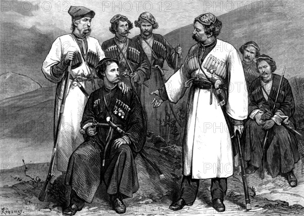 Immeritians of the Caucasus, 1873. Creator: W. H..