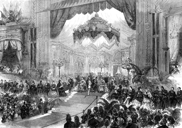 The Shah at the Crystal Palace, 1873. Creator: Unknown.