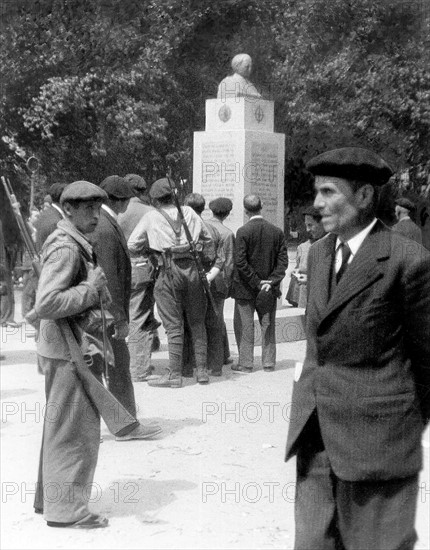 Mémorial érigé en hommage au commandant Mola, 1937