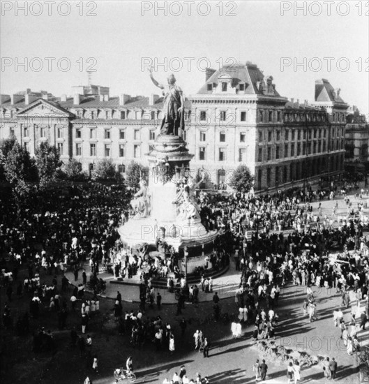 Liberation of Paris in August 1944