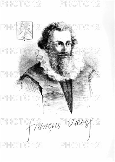 Portrait de François Viète, mathématicien français.