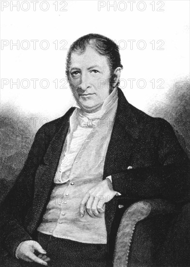 Portrait of American inventor Eli Whitney