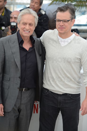 Michael Douglas et Matt Damon, Festival de Cannes 2013