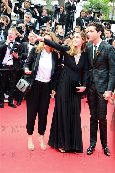 Lisa Azuelos, Julie Gayet et Mika, Festival de Cannes 2014