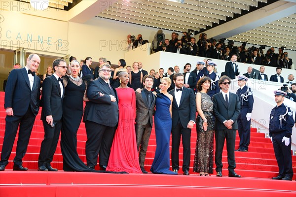 Pierre Lescure et les Membres du jury, Festival de Cannes 2015