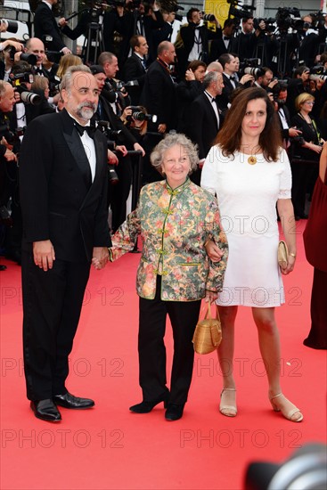 Antoine Duléry woth his wife, and Marthe Villalonga, 2016 Cannes Film Festival