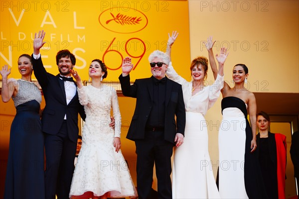 Crew of the film "Julieta", 2016 Cannes Film Festival