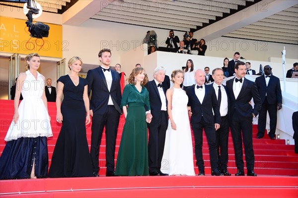 Equipe du film "Elle", Festival de Cannes 2016