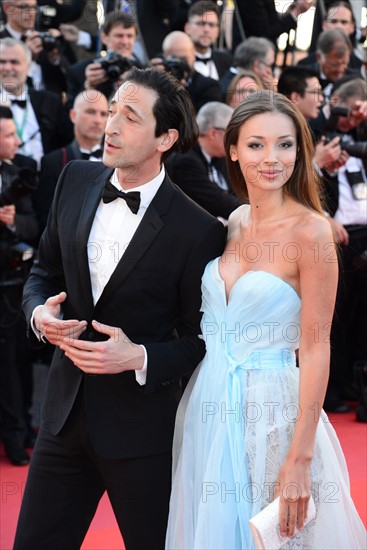 Adrien Brody et Lara Lieto, Festival de Cannes 2017