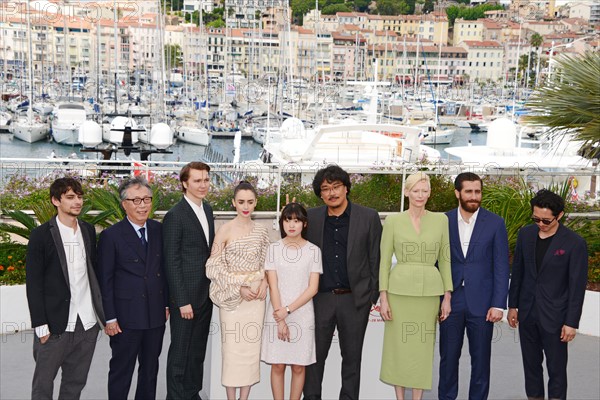 Equipe du film "Okja", Festival de Cannes 2017