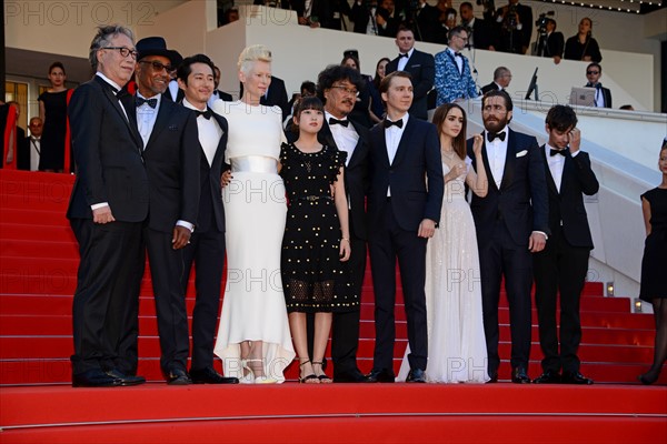 Equipe du film "Okja", Festival de Cannes 2017