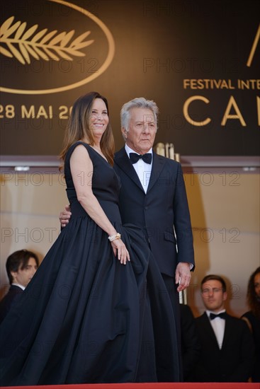 Dustin Hoffman et sa femme Lisa, Festival de Cannes 2017