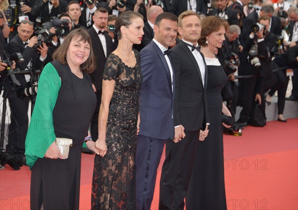 Equipe du film "L'Amant double", Festival de Cannes 2017