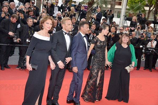 Equipe du film "L'Amant double", Festival de Cannes 2017