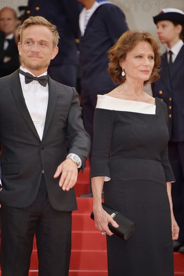 Jérémie Rénier et Jacqueline Bisset, Festival de Cannes 2017