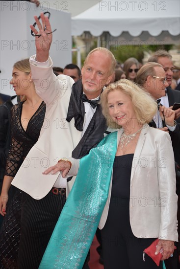 Larry Cech et Brigitte Fossey, Festival de Cannes 2017