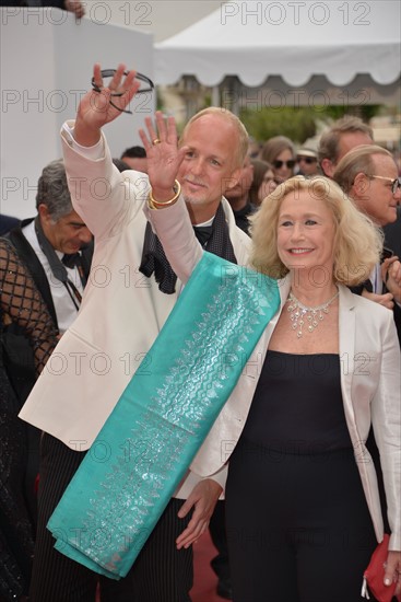 Larry Cech et Brigitte Fossey, Festival de Cannes 2017