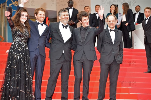 Equipe du film "Plaire, aimer et courir vite", Festival de Cannes 2018