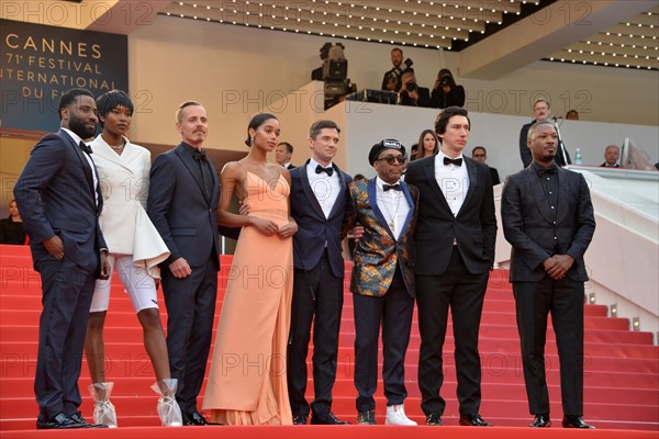 Equipe du film "BlacKkKlansman", Festival de Cannes 2018