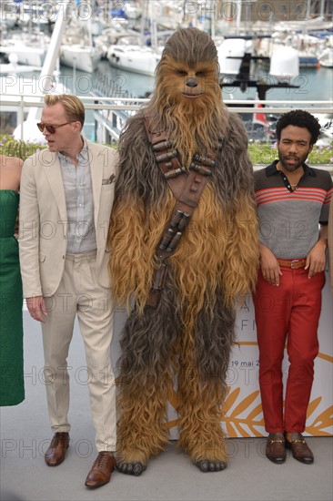 Equipe du film "Solo: A Star Wars Story", Festival de Cannes 2018