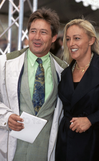 Patrick Sabatier and his wife Isabelle