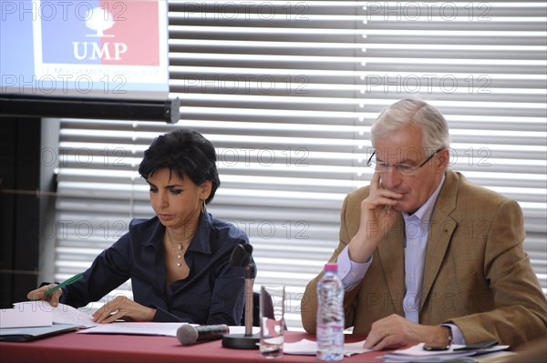 MAISONS-ALFORT LE 07/03/2009_SÉMINAIRE DE PRÉPARATION AUX EUROPÉENNES 2009_RACHIDA DATI_MICHEL BARNIER