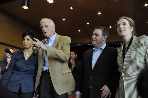 MAISONS-ALFORT LE 07/03/2009_SÉMINAIRE DE PRÉPARATION AUX EUROPÉENNES 2009_RACHIDA DATI_MICHEL BARNIER_XAVIER BERTRAND_NATHALIE KOSCIUSKO-MORIZET