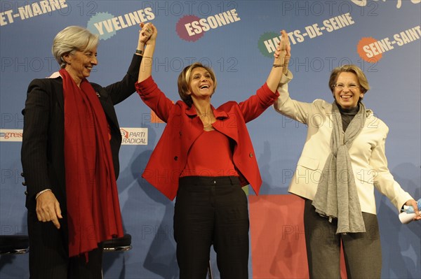 Meeting de Valérie Pécresse à Maisons-Alfort pour les élections régionales 2010