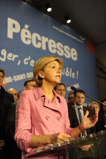 1er tour des élections régionales 2010, Valérie Pécresse