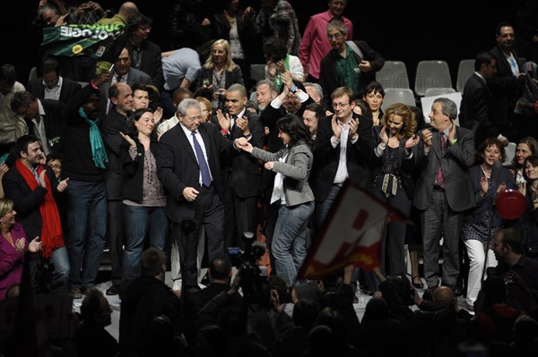 Elections Régionales 2010, meeting de la coallition PS, Europe Ecologie, Front de Gauche