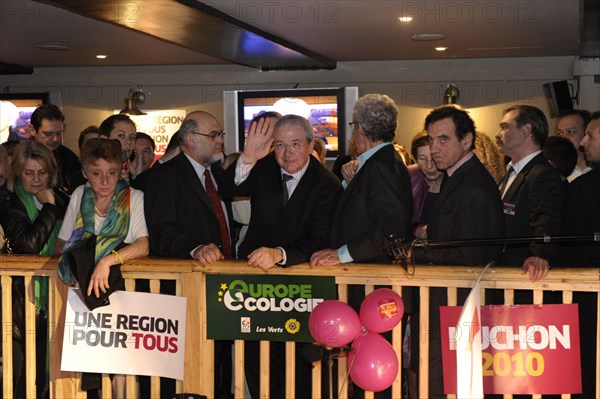 Elections Régionales 2010, QG de Jean-Paul Huchon