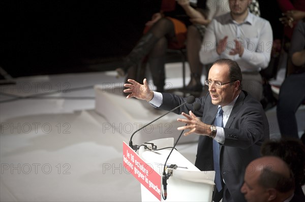 Meeting de l'entre-deux tours primaires citoyennes de François Hollande