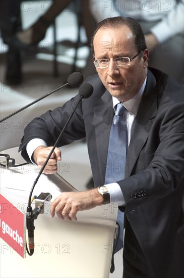 Meeting de l'entre-deux tours primaires citoyennes de François Hollande