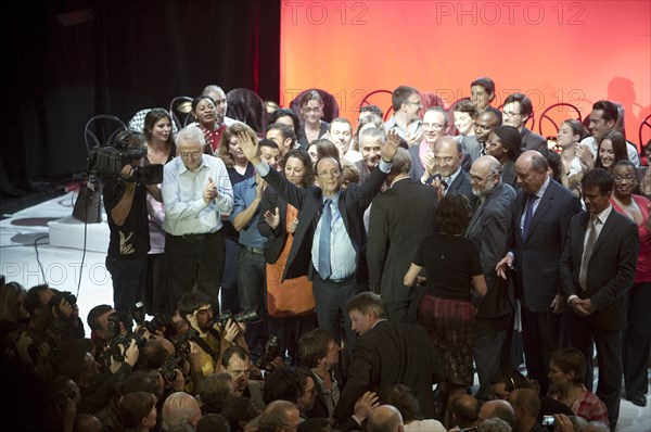 Meeting de l'entre-deux tours primaires citoyennes de François Hollande