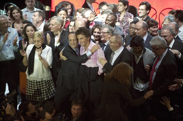 Meeting de l'entre-deux tours primaires citoyennes de François Hollande