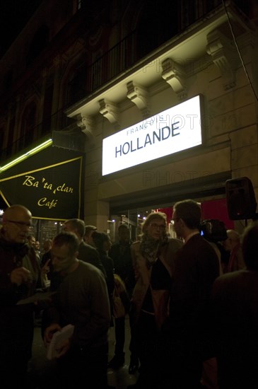 Meeting de l'entre-deux tours primaires citoyennes de François Hollande