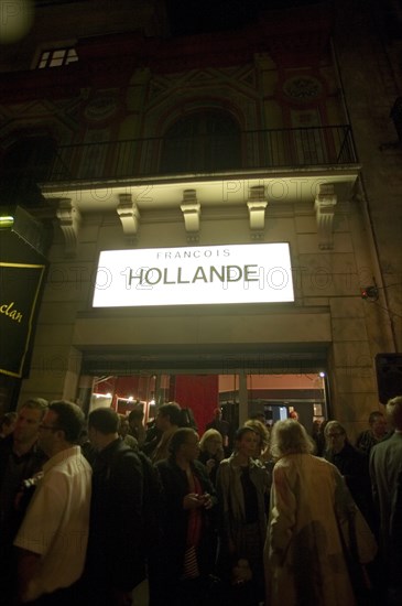 Meeting de l'entre-deux tours primaires citoyennes de François Hollande