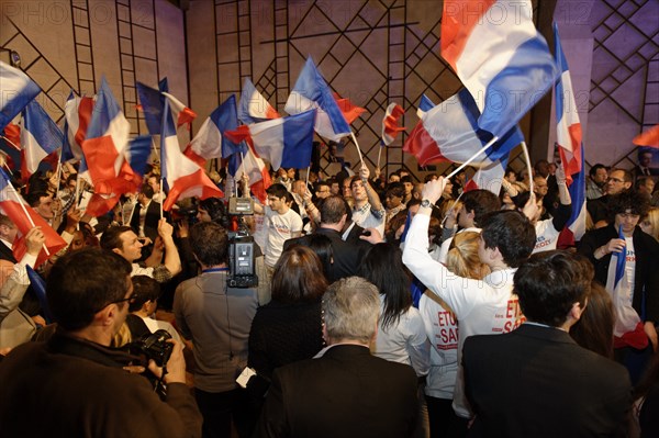 Réunion publique de Nicolas Sarkozy à Saint-Maurice (Val-de-Marne)